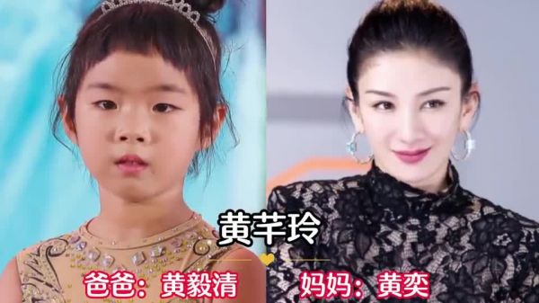 有种尴尬叫女儿随爸，章子怡生女儿无参与感，王菲女儿浪费好基因