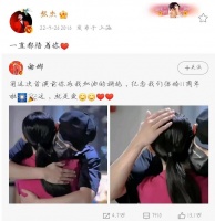 谢娜晒照庆结婚11周年，张杰摸头杀太宠溺，两人三女一家五口好幸福