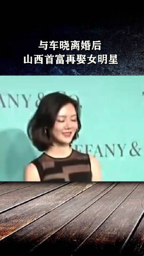 与车晓离婚后，再娶女明星的山西富商，口味一直都没变