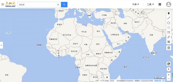 图片来源：天地图