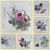 国家一级美术师陈升栋的国画新作品惊艳国外友人