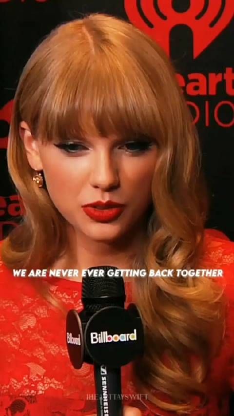 霉霉Taylor Swift经典单曲《We Are Never Ever Getting Back Together》