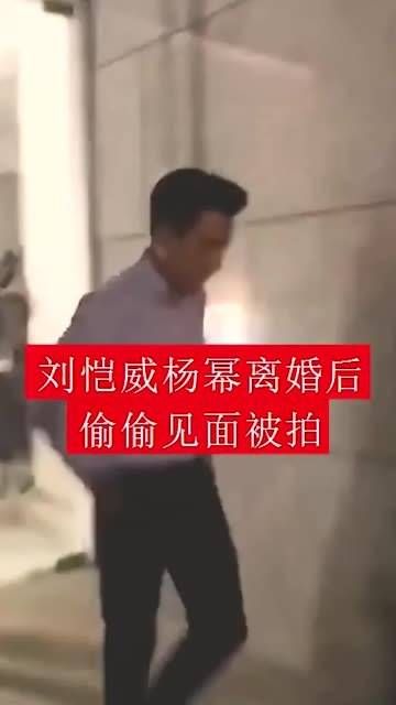 刘恺威和杨幂离婚后悄然见面